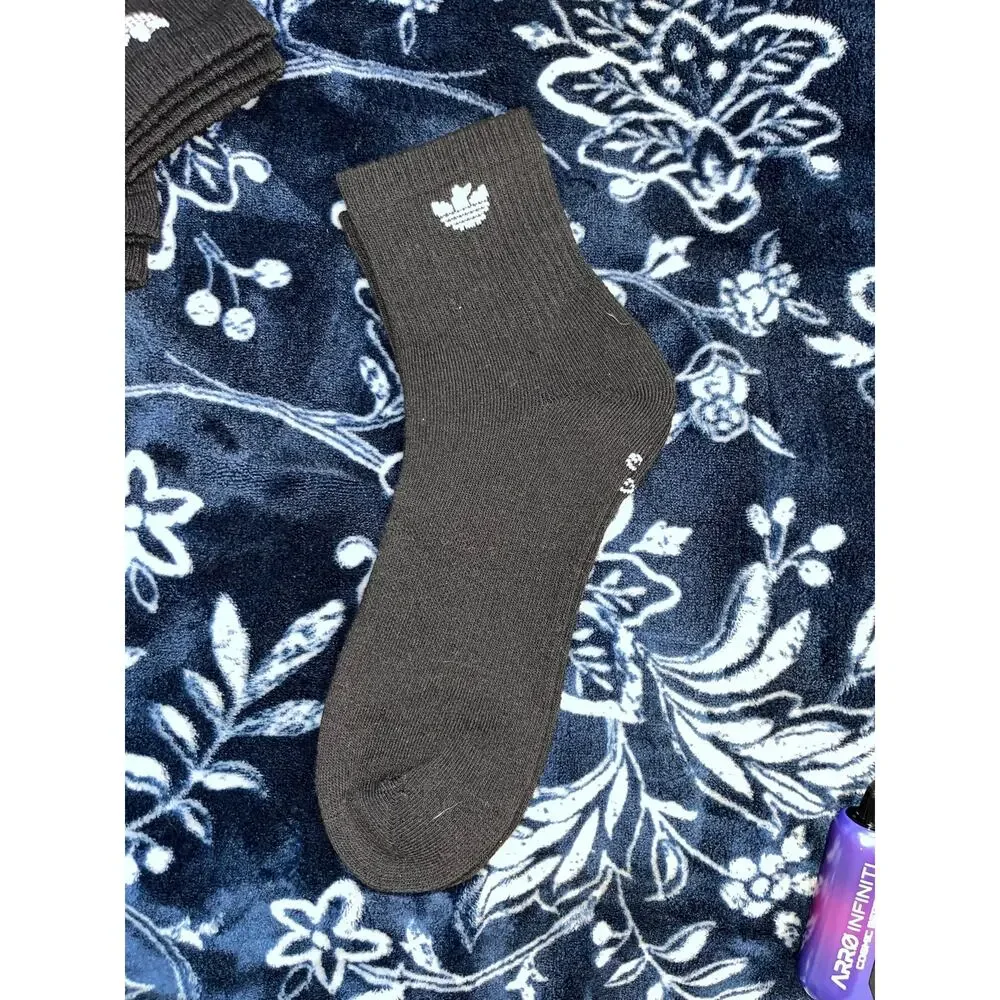 NEW! Adidas Unisex Originals Trefoil 2.0 3 Pack Quarter Socks Size 8-12